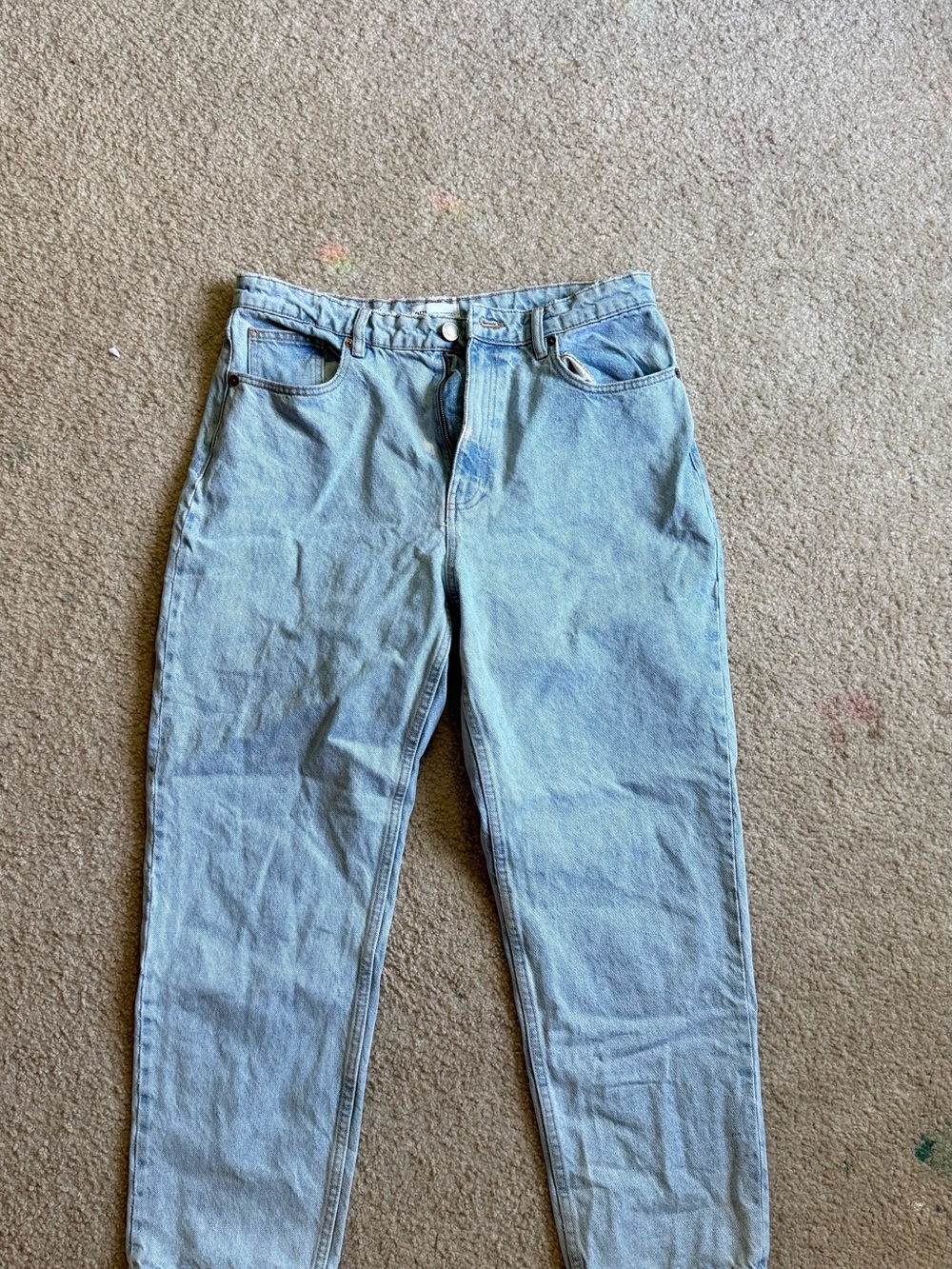 Zara Mom Light Blue Jeans